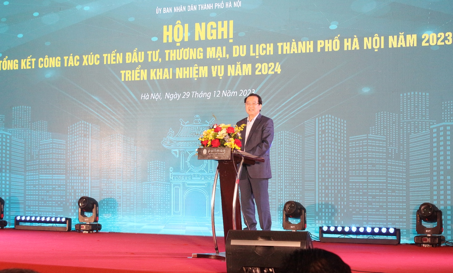  Phó Cục trưởng Cục Du lịch Quốc gia Việt Nam Hà Văn Siêu phát biểu tại Hội nghị